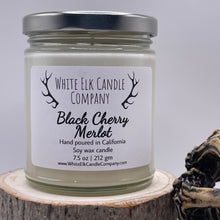 Load image into Gallery viewer, Black Cherry Merlot Soy Wax Candle
